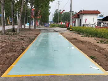商丘民權(quán)迅安檢測站18m-200噸地磅