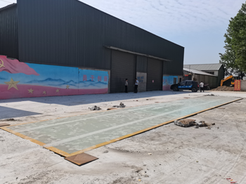 駐馬店平輿康泰紙塑包裝100噸地磅