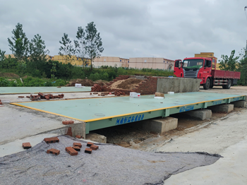 信陽商城李家樓河沙廠150噸雙向地磅