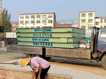 河南康諾建筑杞縣中醫(yī)院項目150噸地磅