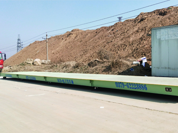 河南航天建工陜州張灣棚戶項(xiàng)目100噸地磅