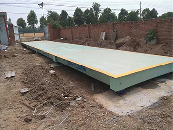 新蔡縣黃樓鎮(zhèn)沙石料廠120噸地磅