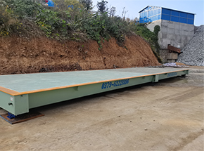 洛陽(yáng)銀韻礦業(yè)南陽(yáng)桐柏礦區(qū)100噸地磅