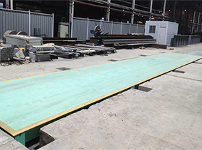 河南省平煤杭蕭建設(shè)100噸地磅