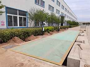 能環(huán)三門峽國際新材料100噸車號識別無人值守地磅