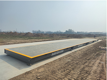 河南中玻玻璃有限公司100噸地磅