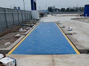 新鄉(xiāng)輝縣建筑住宅項(xiàng)目120噸地磅