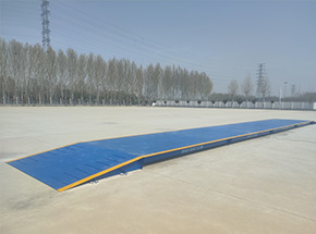 河南國儲物流鄭州中牟加油站100噸超低地磅