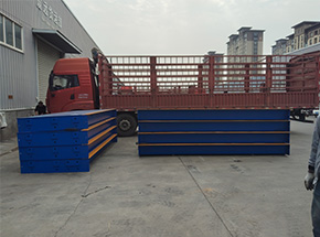 河南一源國際礦業(yè)100噸出口型地磅交貨案例