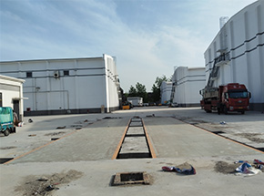 安徽蚌埠劉集鎮(zhèn)夏集糧站120噸地磅