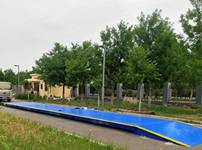 新鄉(xiāng)市碧水源水處理廠100噸地磅