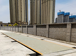 河南泉舜流體控制科技新廠區(qū)100噸地磅