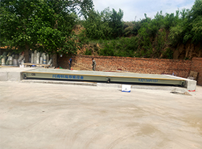 山西晉中左權(quán)縣石甲橋屠宰場(chǎng)50噸地磅